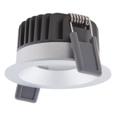 Светильник точечный 8W 220V 680lm 3000K ⌀81mm DIM IP44 серебро [4058075799608] Ledvance SP FIX P