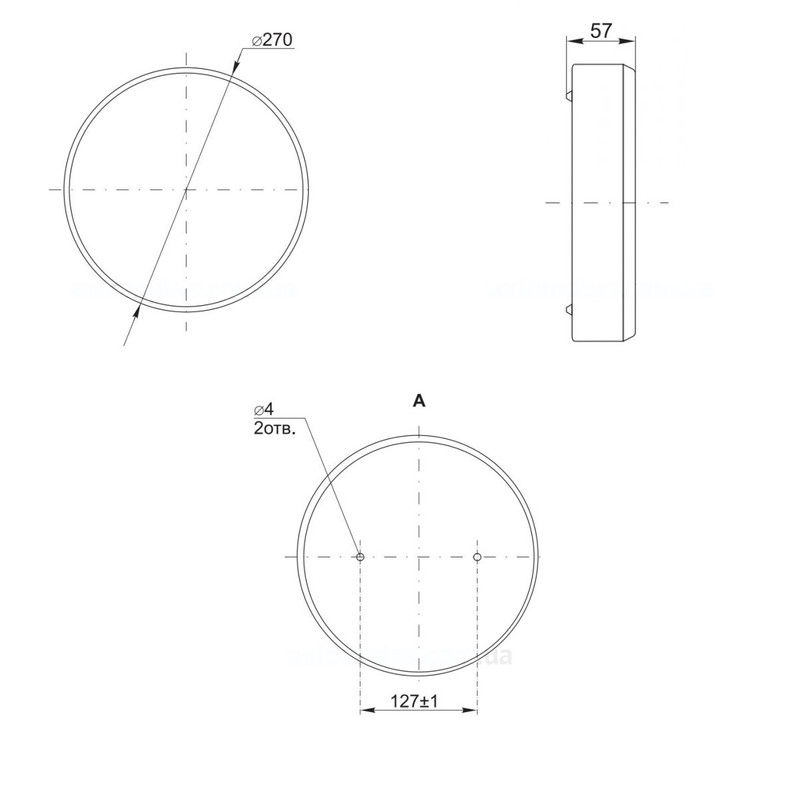 Світильник 18W 230V 580lm 6500K G23 IP20 270х57мм білий [LLPO0-3025-2-9-K01] ЛПО3025 УЕК