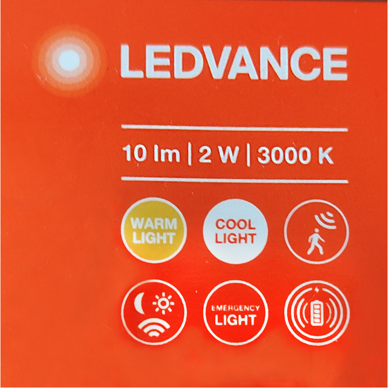 Ночник-фонарь 2.00W 220V 10-20lm 3000-6500K 250mAh 63x122x79mm [4058075759404] Ledvance LUNETTA TORCH