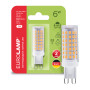 Лампа світлодіодна 6W 220V 600lm 4000K G9 18x64mm капсула [4262380664951] EUROLAMP LED-G9-0640(220)