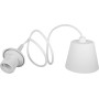 Светильник потолочный 220V E27 Ø37x60mm длина провода 1м белый [l0510013] E.NEXT e.save.pendant.p11.е27.white
