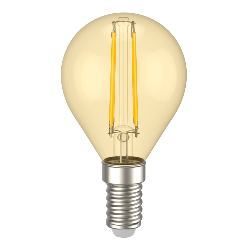 Лампа светодиодная винтажная 5W 220V 2700К E14 45x80mm филаментная [LLF-G45-5-230-30-E14-CLG] серия 360° УЕК