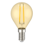 Лампа светодиодная винтажная 5W 220V 2700К E14 45x80mm филаментная [LLF-G45-5-230-30-E14-CLG] серия 360° УЕК