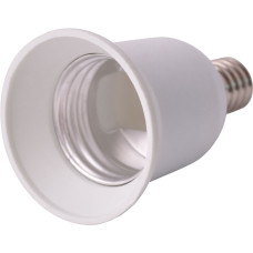 Переходник Е14-E27 пластик белый [s9100022] E.NEXT e.lamp adapter.Е14/Е27.white