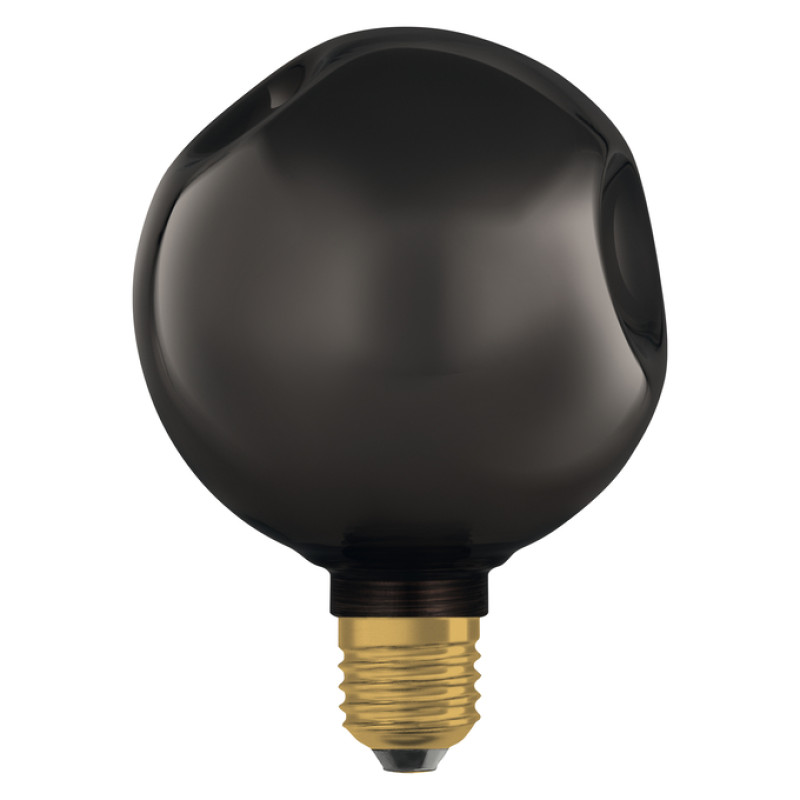 Лампа LED 3,5W 230V 300lm 2700K E27 125x164mm [4099854607332] Flat Décor Small Black Osram