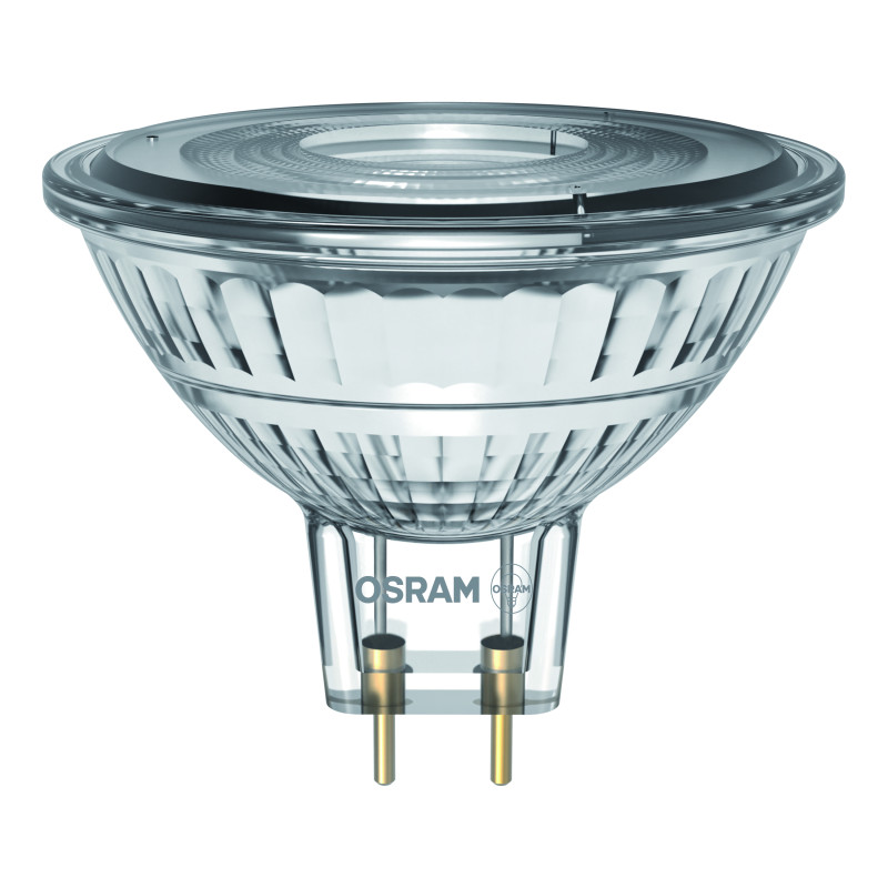 Лампа светодиодная 3,4W 12V 345lm 4000K GU5.3 50x44mm рефлекторная [4099854458309] LED MR16 OSRAM