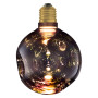 Лампа LED 3,5W 230V 300lm 2700K E27 125x164mm [4099854607332] Flat Décor Small Black Osram
