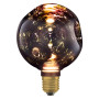 Лампа LED 3,5W 230V 300lm 2700K E27 125x164mm [4099854607332] Flat Décor Small Black Osram