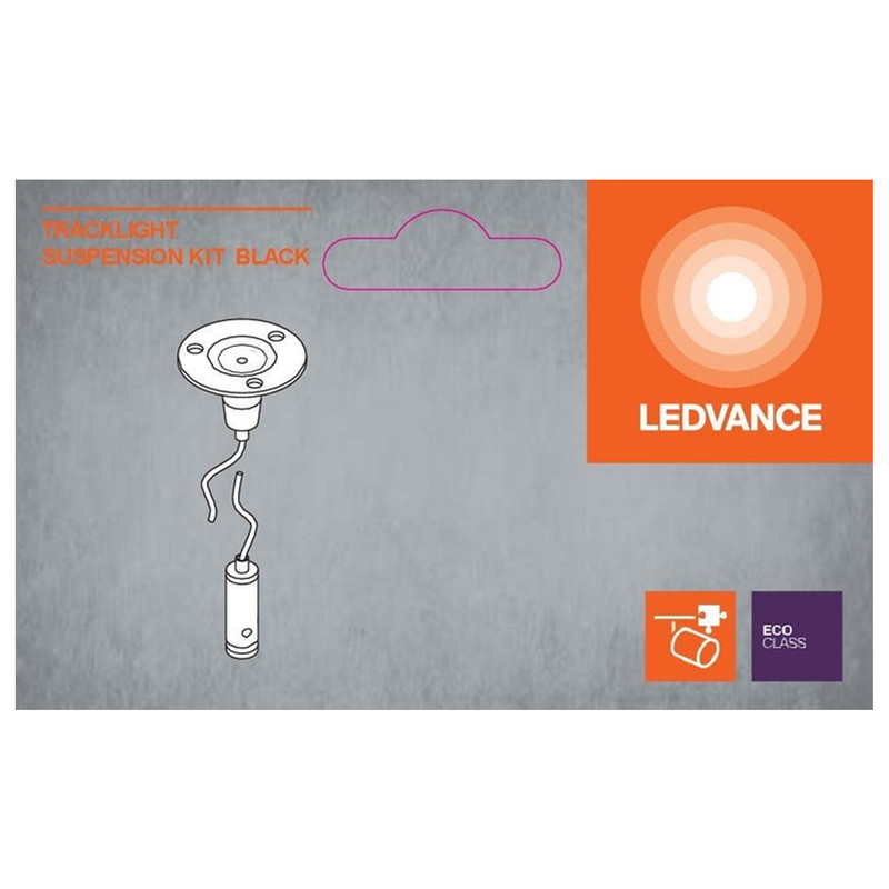 Комплект для подвеса шинопровода с тросом 2м [4099854395765] Ledvance TrackLight Suspension Kit