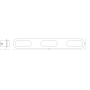 SMART світильник 20W 230V 2100lm 3000-6500K TW WIFI 445х58х60mm [4099854473067] Osram ORBIS WALL DUPLO DIM