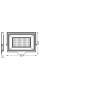 Прожектор LED 150W 220V 15000lm 4000K IP65 337x263x31mm [4058075831490] Ledvance FL Essential