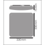 LED Светильник накладной 24W 220V 2000lm 4000K IP44 330x330x75mm [4099854041976] Ledvance SF SQUARE 330 V