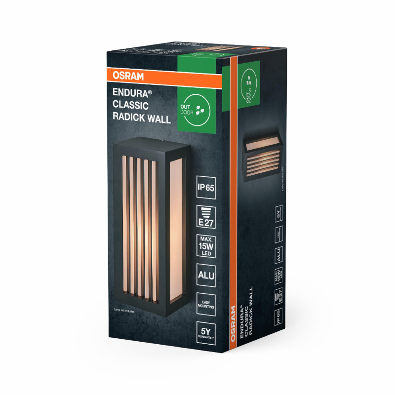 Светильник 230V E27 IP65 110x250х108mm [4099854447549] ENDURA CLASSIC Osram