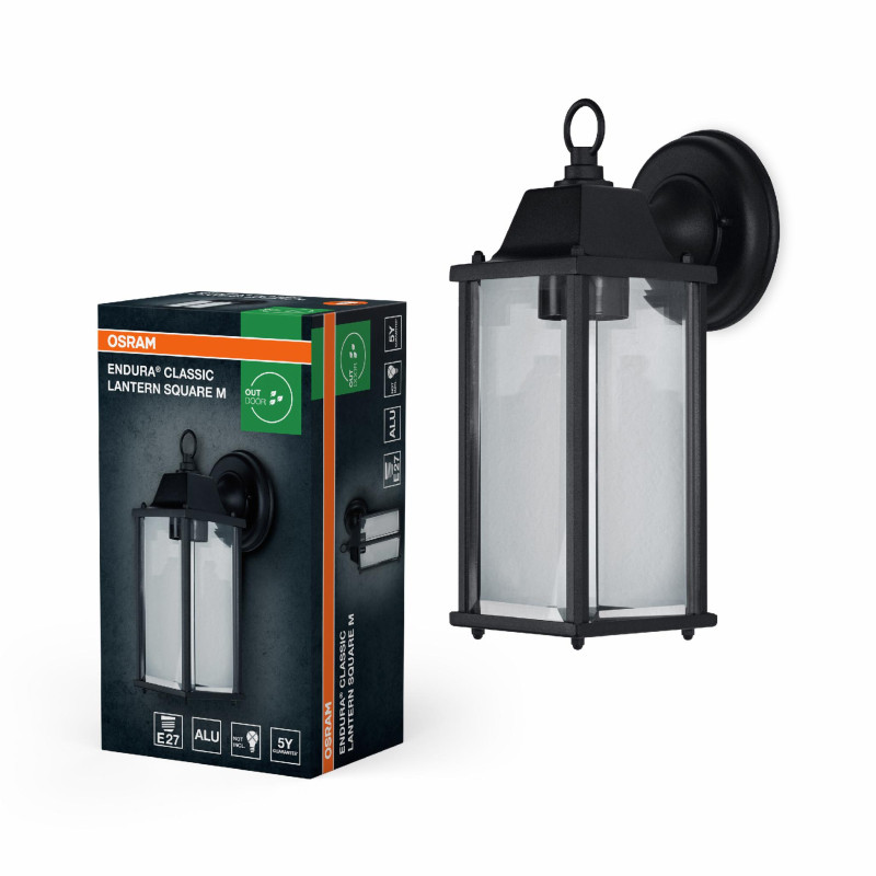 Светильник 230V E27 IP43 105x293x150mm [4099854447402] Osram ENDURA CLASSIC LANTERN