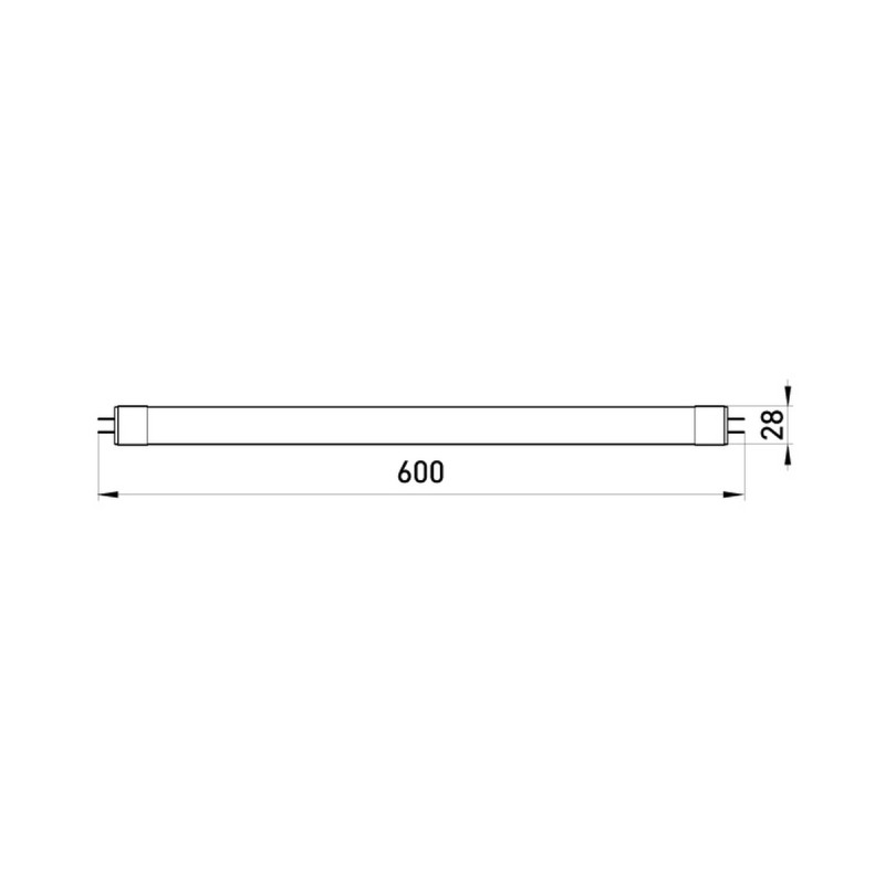 Лампа трубка LED 9W 600mm 220V 702lm 6500K G13 [l0650519] E.NEXT e.save.LED.Eco.T8.60.G13.9.6500