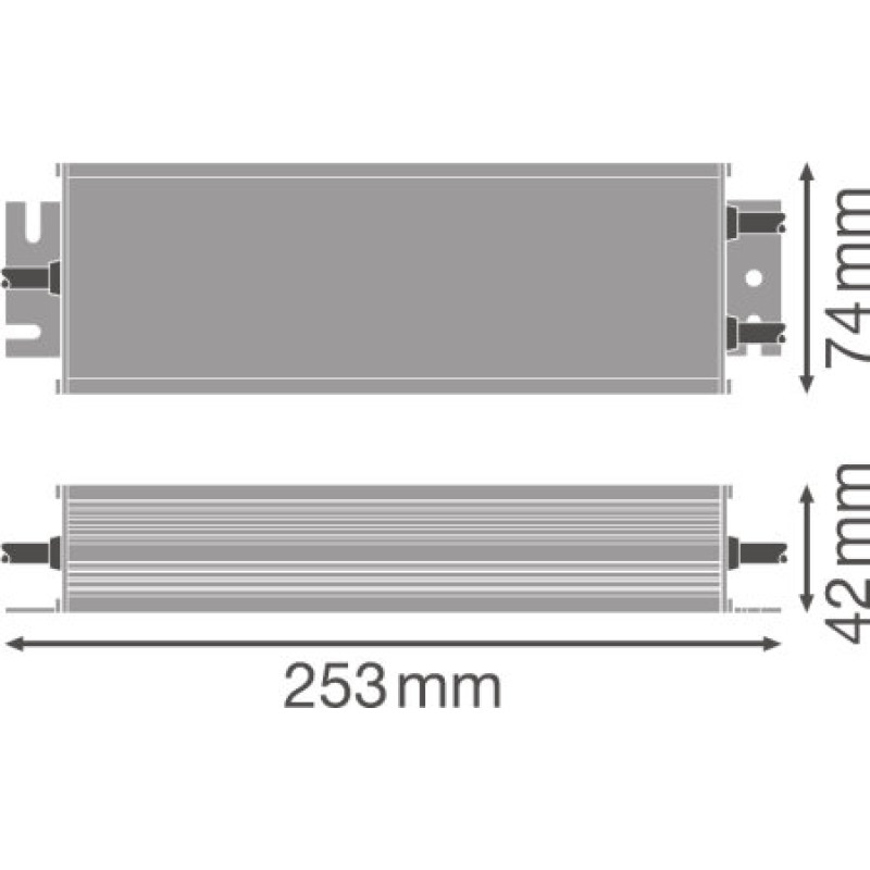 LED драйвер 10x1 250W 220-240V выходная 24V 10420mA DIM IP66 [4058075240155] DR DIM-PFM Osram