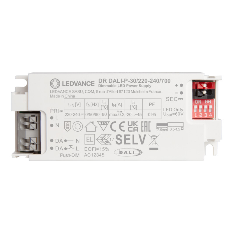 LED драйвер 20X1 30W 220-240V выходная 60V 700mA [4058075845367] Ledvance