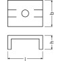 Кронштейн для установки профілю PM05 , Ledvance [4058075277007], Ледванс