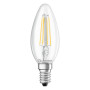 Лампа LED филаментная 4.2W 220V 470lm 2700K E14 35x100mm DIM свеча [4099854065590] LED CL LEDVANCE