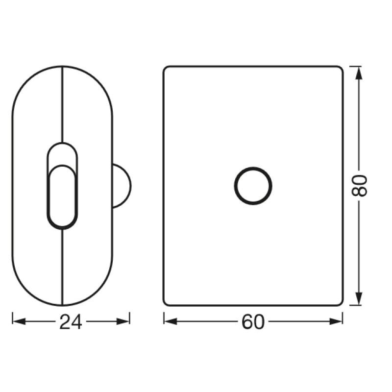 Ночник со сменными дизайнами 0.2W 4.5V 10lm 3000K 3х1.5AAA 24x60x80mm [4058075575592] Ledvance NIGHTLUX CARTOON