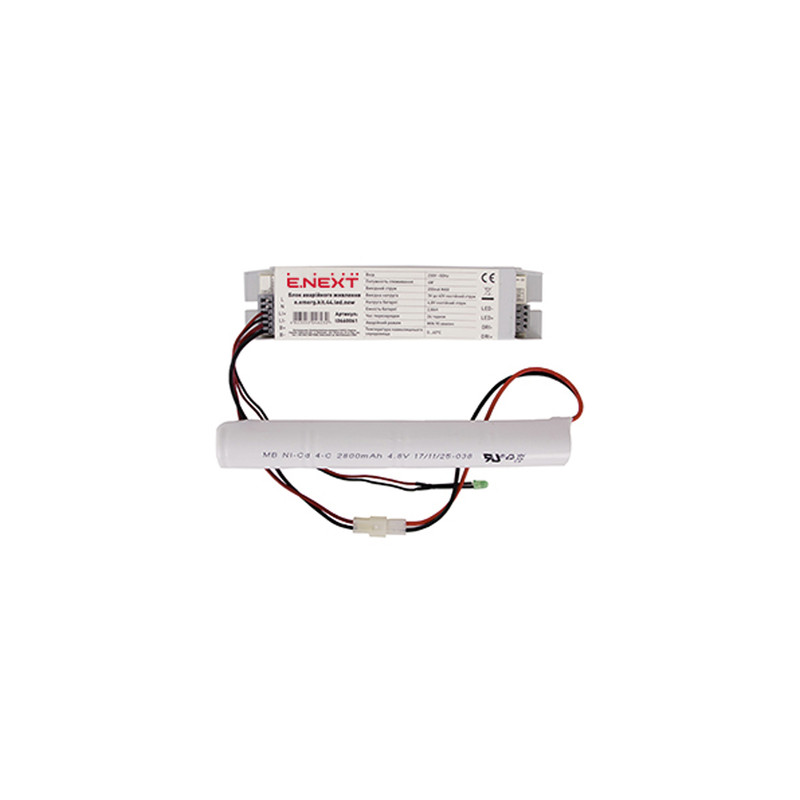 Блок аварийного питания 12W 230V 1,5 часа для LED светодиодов [l0660061] E.NEXT