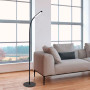 LED Світильник торшер 7W 220V 360lm 5000K 23,3x1656mm DIM чорний [4262380662155] EUROLAMP LED-FLD1-7W(black)