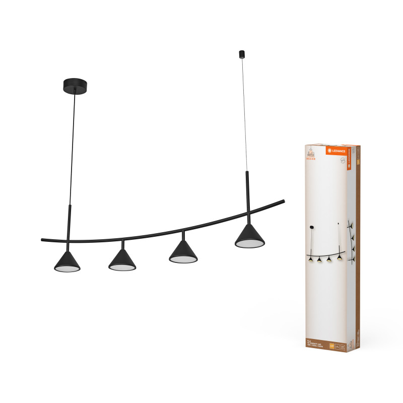 LED Світильник підвісний 16W 220V 3390lm 3000K 1205x140x1500mm [4058075841864] Ledvance DECOR FUJI 4XPEND LINE