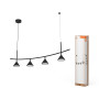 LED Світильник підвісний 16W 220V 3390lm 3000K 1205x140x1500mm [4058075841864] Ledvance DECOR FUJI 4XPEND LINE