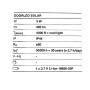 Светильник 3W 3.3V 320lm 4000K IP44 192х110х30mm [4099854531453] Osram DOORLED SOLAR SILVER