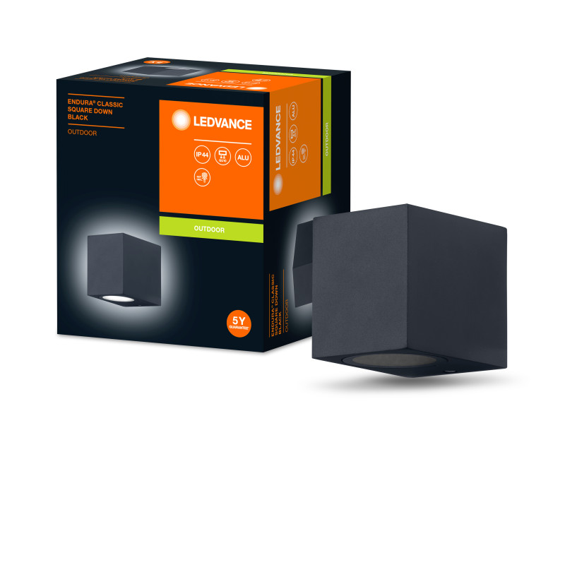 Светильник 220V IP44 92х81mm [4058075763623] Ledvance Endura Classic Square