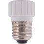 Перехідник Е27-GU10 пластик білий [s9100041] E.NEXT e.lamp adapter.Е27/GU10.white