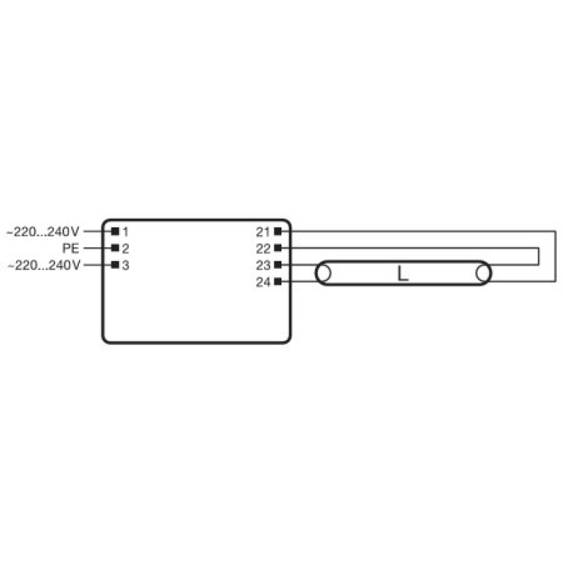 1x58-70 ЕПРА для люмінесцентних ламп T8 220-240V IP20 [4008321294227] QT-FIT8 Osram