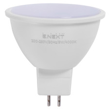 Лампа LED 9W 220V 900lm 4000K G5.3 50x54mm рефлекторная [l0650635] E.NEXT e.LED.lamp.G5,3.9.4000