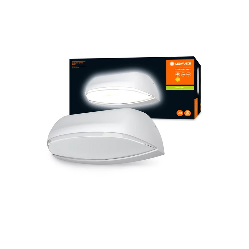 Вуличний LED 12W 220V 530lm 3000K IP44 86x210x90mm [4058075214033] Ledvance Style Wide WT
