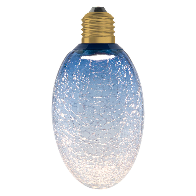 Лампа LED 3,5W 230V 300lm 2700K E27 90x175mm [4099854608568] Flat Décor Long Blue Osram