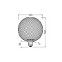 Лампа светодиодная 3.5W 220V 300lm 2700K E27 125x150mm плоская [4058075840126] OSRAM LED FLAT G125 BLACK