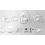Ночник 13W 230V 3lm 3000K 80x90mm [4099854530753] Osram LUNETTA EDGE USB A&C с датчиком освещенности