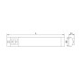 Світильник 13W 230V 800lm 6400K T5/G5 IP20 679х46х88мм білий [LLPO0-2011-1-13-K01] ЛПО2011 УЕК