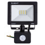 Прожектор LED 10W 220V 800lm 6000K IP44 118x48x155mm з датчиком руху [l0790010] E.NEXT e.LED.flood.stand.sensor.10.6000