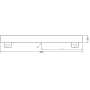 Лампа светодиодная 3.1W 300mm 220V 275lm 2700K S14s DIM 300х29mm прямая [4058075607033] OSRAM LEDinestra