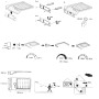 Светильник 3W 3.3V 320lm 4000K IP44 192х110х30mm [4099854531453] Osram DOORLED SOLAR SILVER