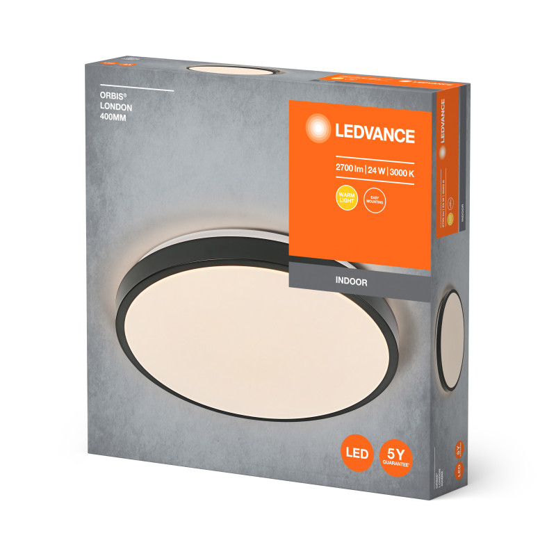 LED Светильник накладной 24W 220V 1450-2700lm 3000K 75х395mm [4058075832732] LEDVANCE ORBIS LONDON