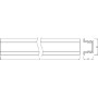 Средний U-образный профиль с фланцем 1000x21.5x12.0 , Ledvance [4058075278318], Ледванс