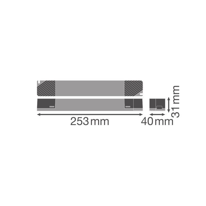 LED драйвер 20x1 120W 220-240V выходная 24V IP20 [4058075835894] Ledvance DR-V