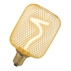 Лампа светодиодная винтажная 3.5W 220V 170lm 1800K E27 DIM 100x162mm филаментная [4058075840225] OSRAM LED DECO SQ100 GOLD
