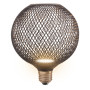 Лампа светодиодная 3.5W 220V 300lm 2700K E27 125x150mm плоская [4058075840126] OSRAM LED FLAT G125 BLACK