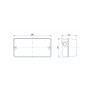 Світильник 60W 230V E27 IP54 240х119х110мм сірий [LNPP0-3006-1-060-K01] НПП3006 УЕК