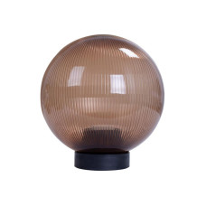 Светильник парковый тип шар Ø200mm 220V E27 IP44 бронза призма [l0120128] E.NEXT e.street.light.200.bronze.pr.ua
