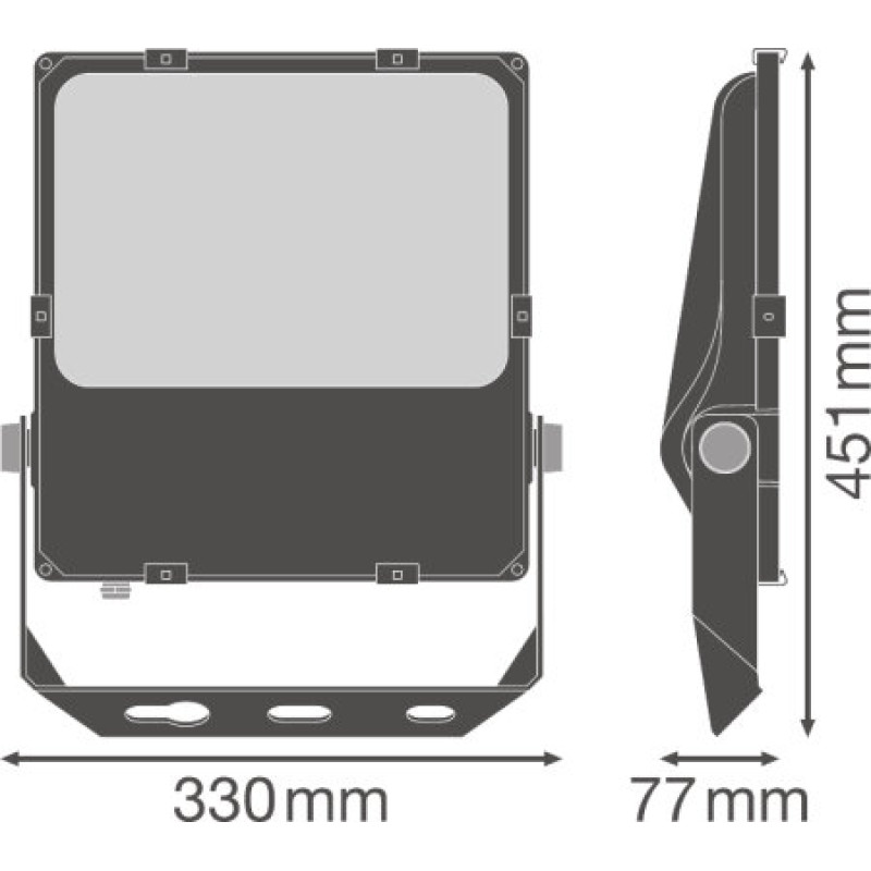 Прожектор LED 150W 220V 18700lm 3000K IP66 451x330x77mm [4058075353756] Ledvance FL PFM SYM