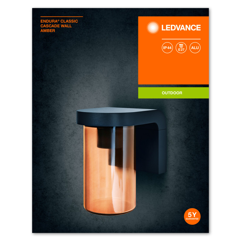 Світильник 220V IP44 180х120mm [4058075554276] Ledvance ENDURA CLASSIC CASCADE